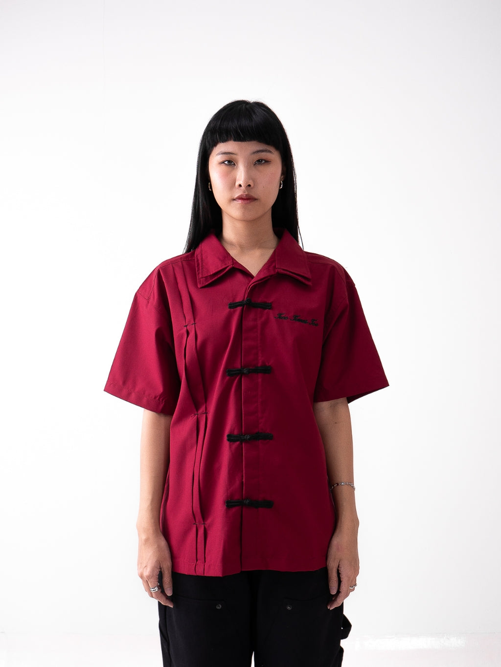 Chinese Shirt - Maroon