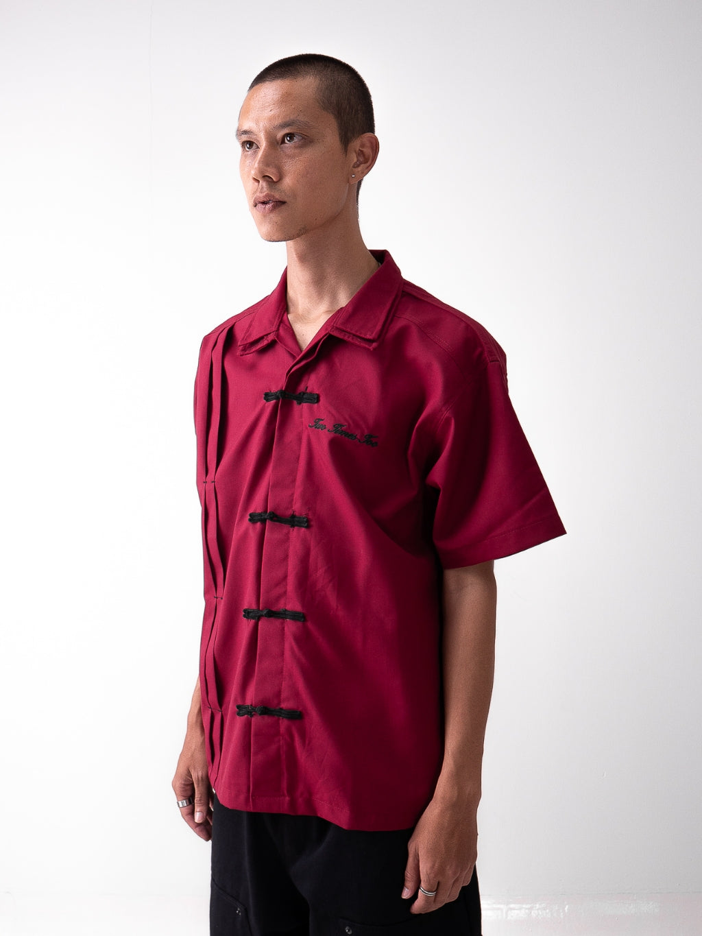 Chinese Shirt - Maroon
