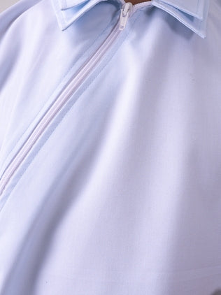 Asymmetrical Workshirt - Sky Blue