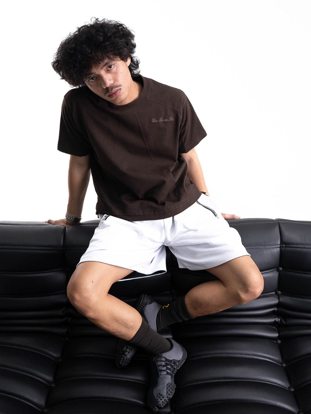 Boxy Daily Tee - Brown