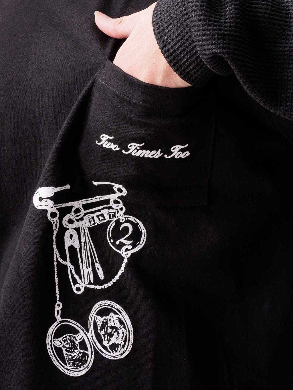 Double Layered Waffle Longsleeve - Pin