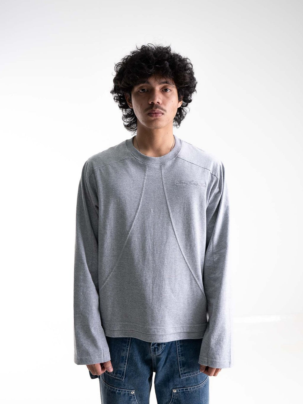 Boxy Daily Tee - Misty Grey