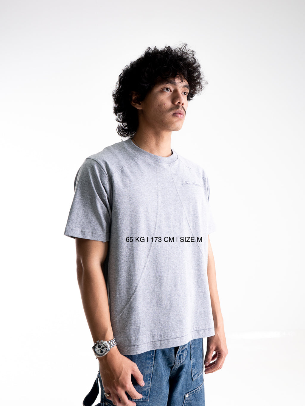 Boxy Daily Tee - Misty Grey