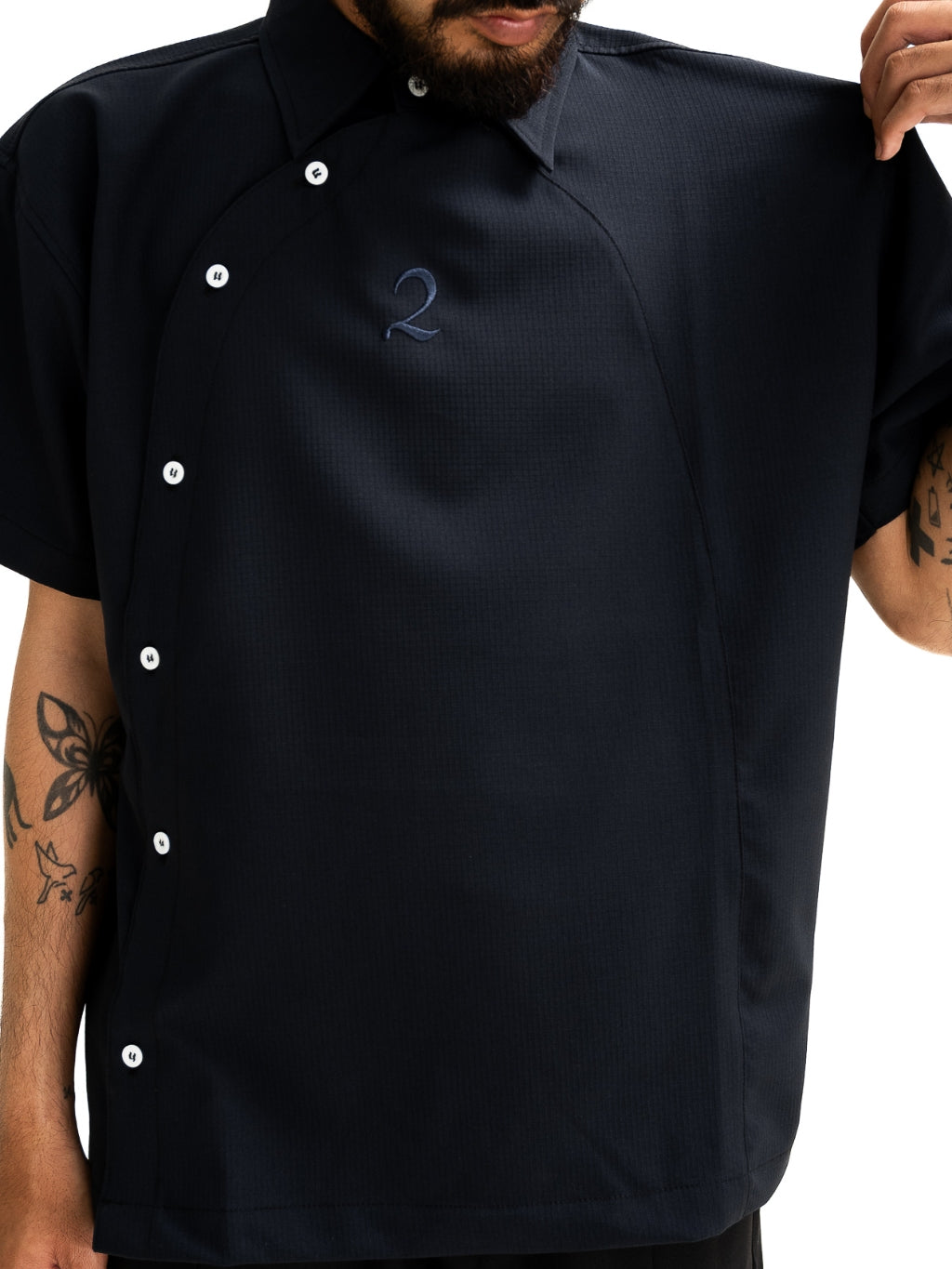 Asymmetrical Crinkle Shirt