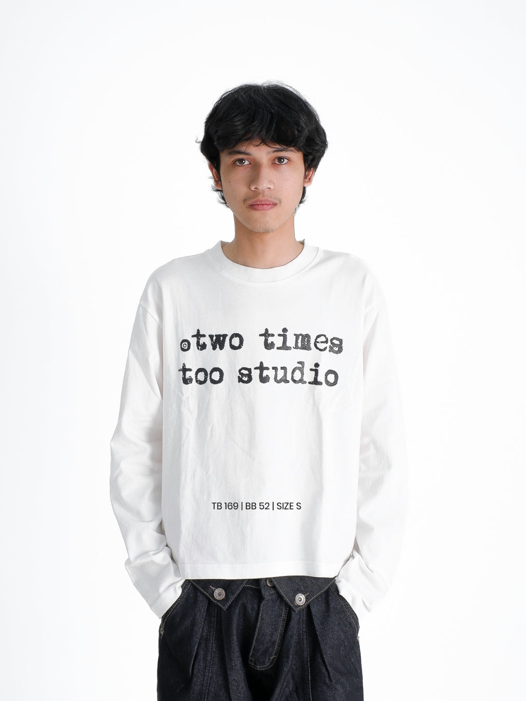 Logo Tee Longlseeve - Broken White