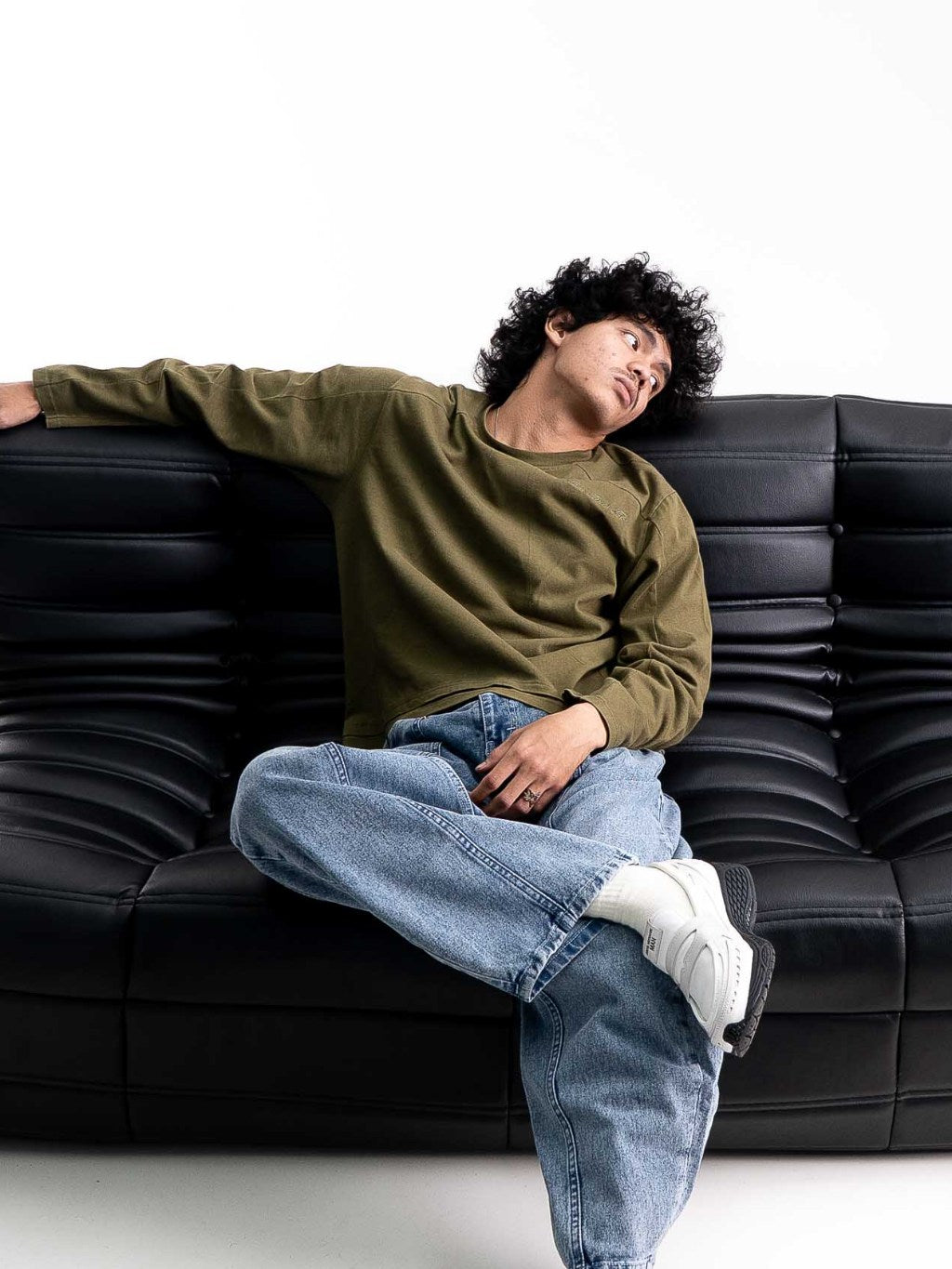 Boxy Daily Tee - Army Green