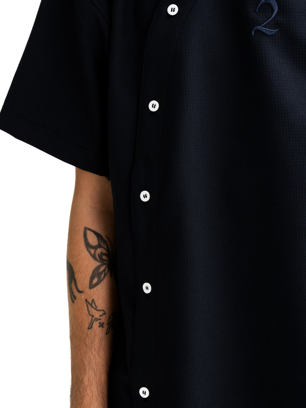 Asymmetrical Crinkle Shirt