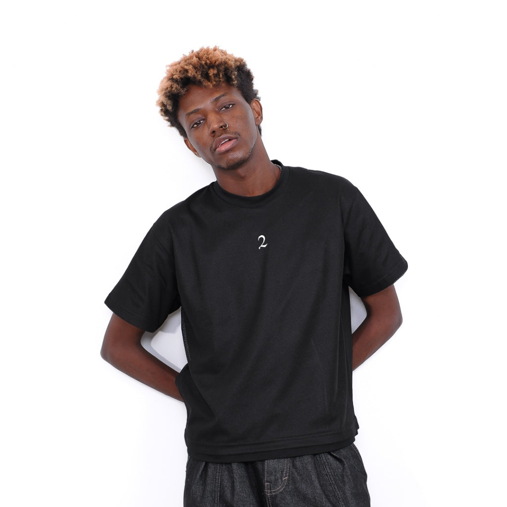 ⁠Double Layered Mesh Tee