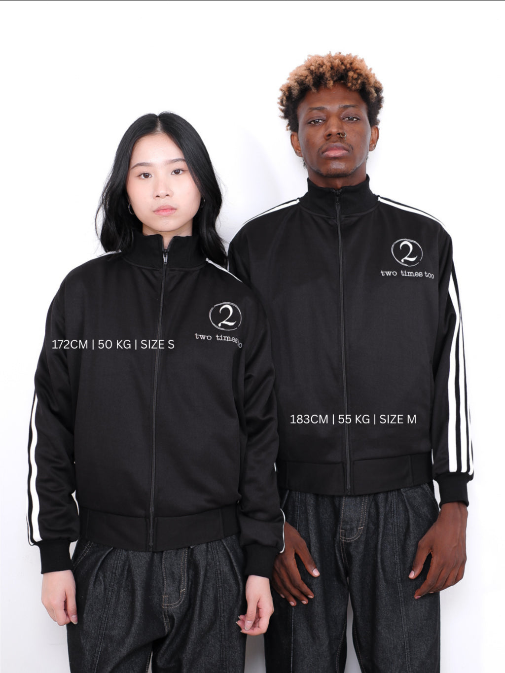 Track Jacket - Black and White