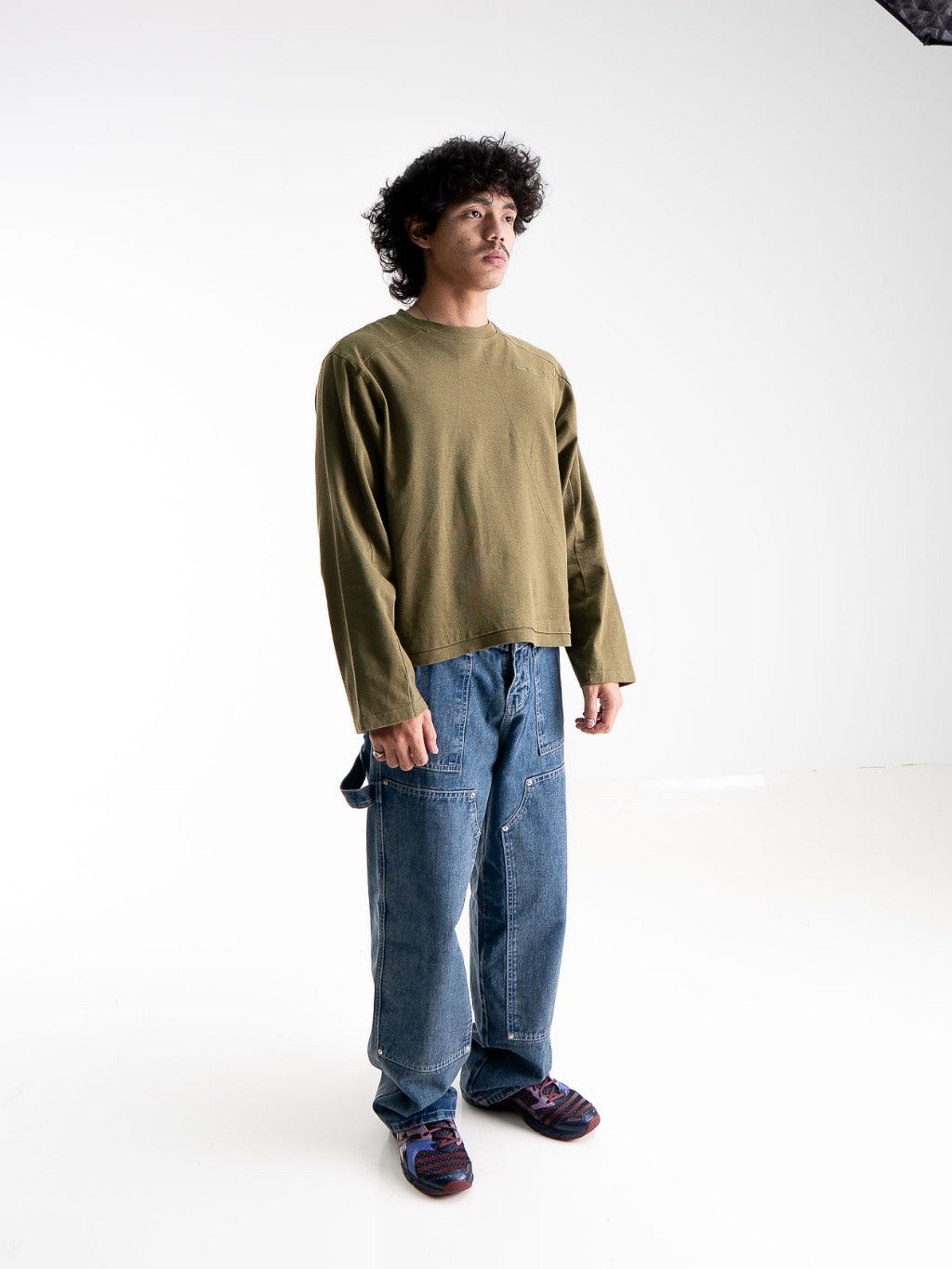 Boxy Daily Tee - Army Green