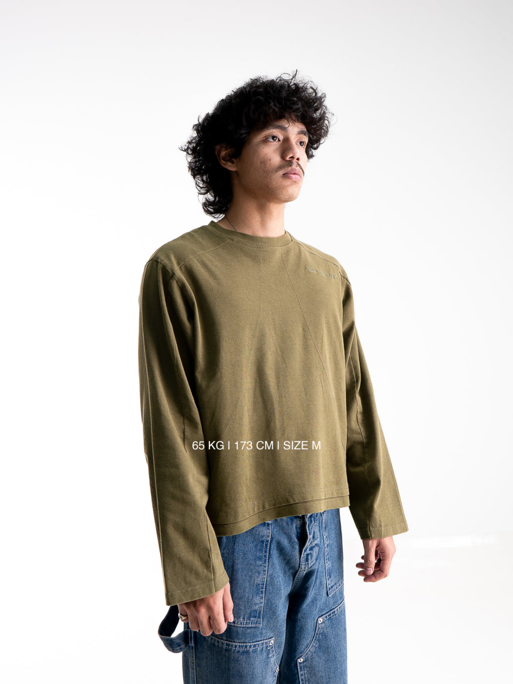 Boxy Daily Tee - Army Green