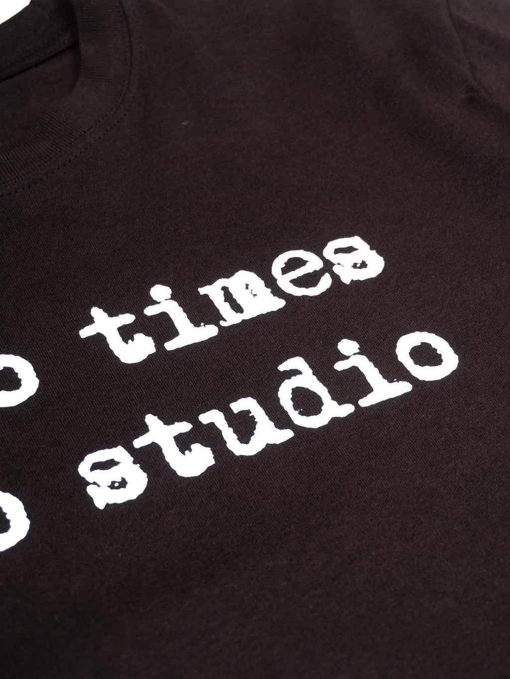 Logo Tee - Dark Brown/White