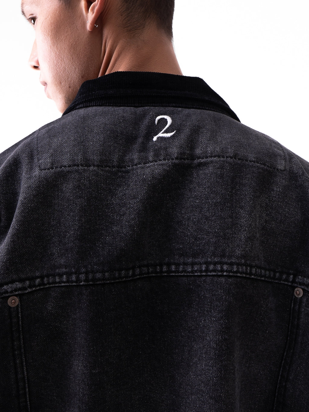 Four Pockets Denim Jacket - Vintage Black
