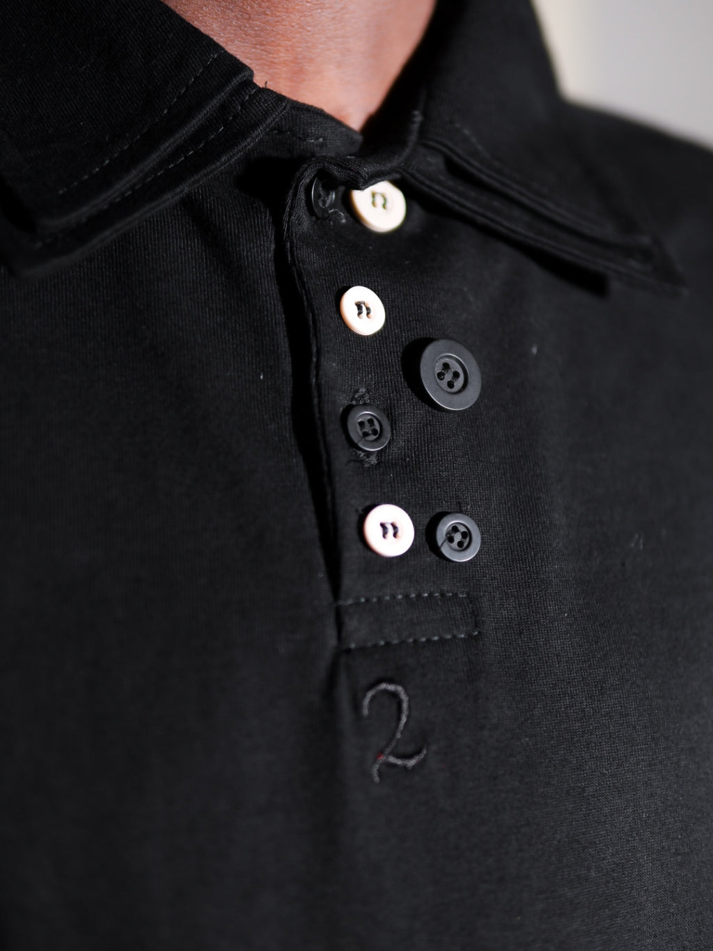 Multi Button Polo Tee