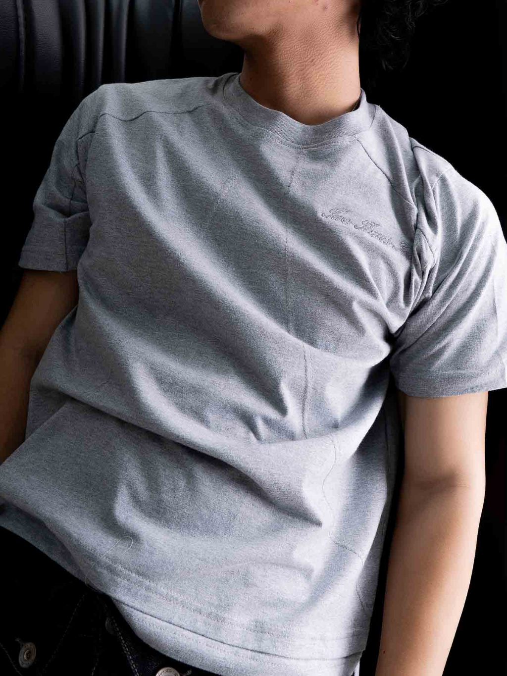 Boxy Daily Tee - Misty Grey