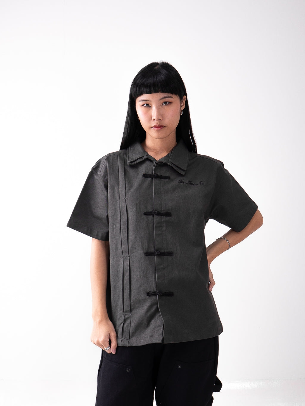 Chinese Shirt - Dark Grey