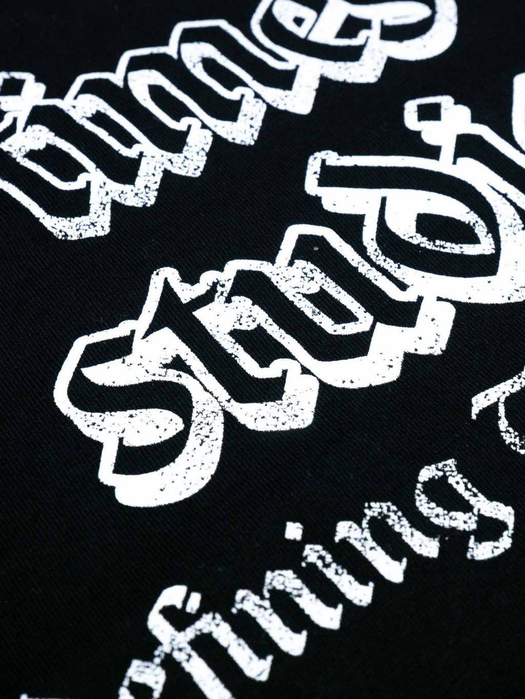 Studio Double Layered Waffle - Jet Black/White