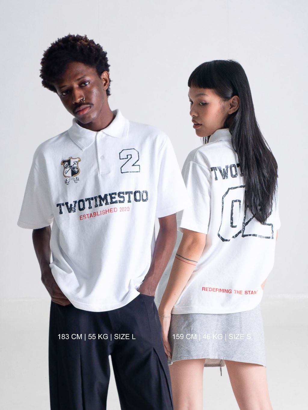Varsity Polo Tee 02 - White
