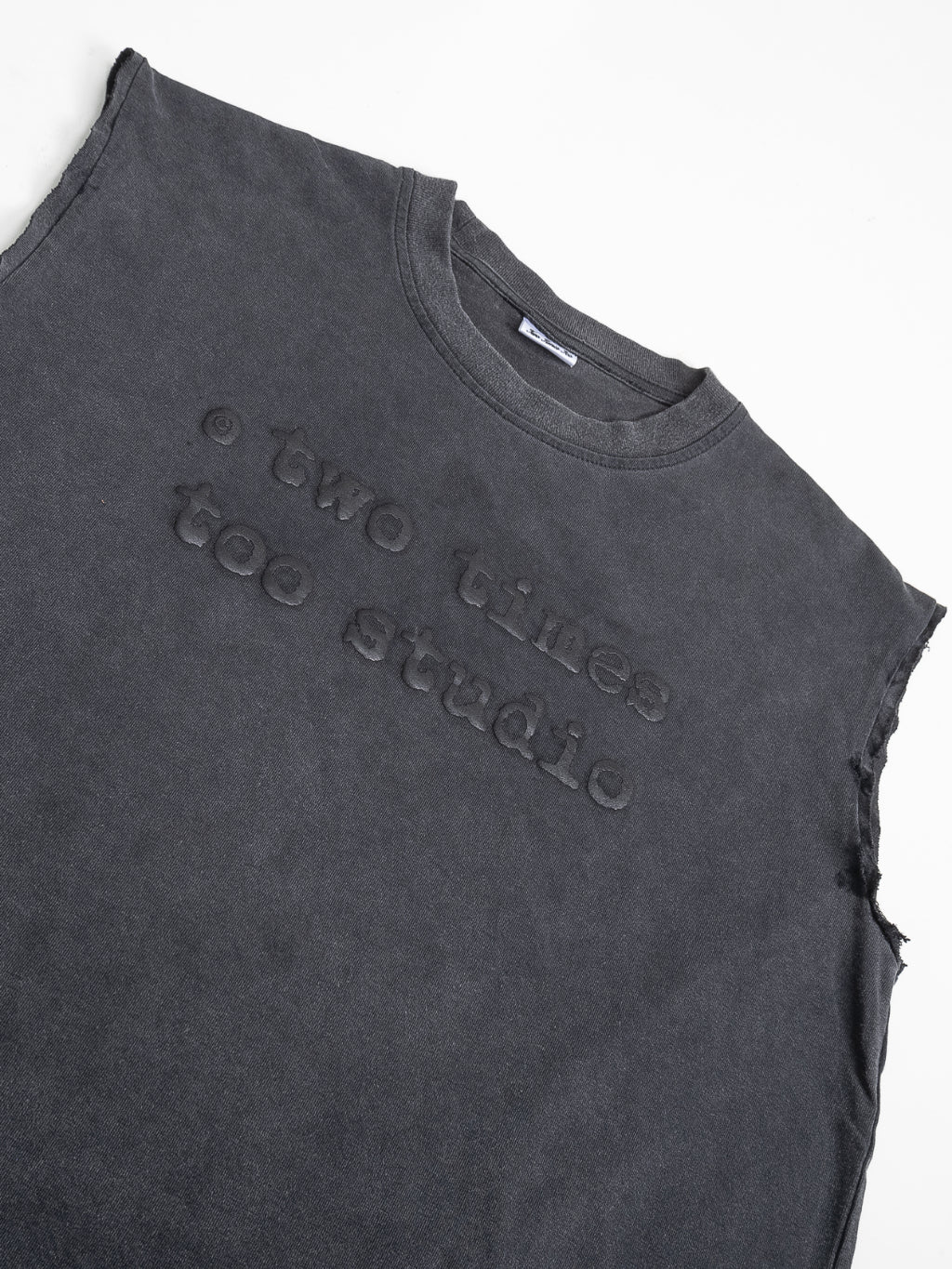 Tanktop Logo Tee - Aged Black