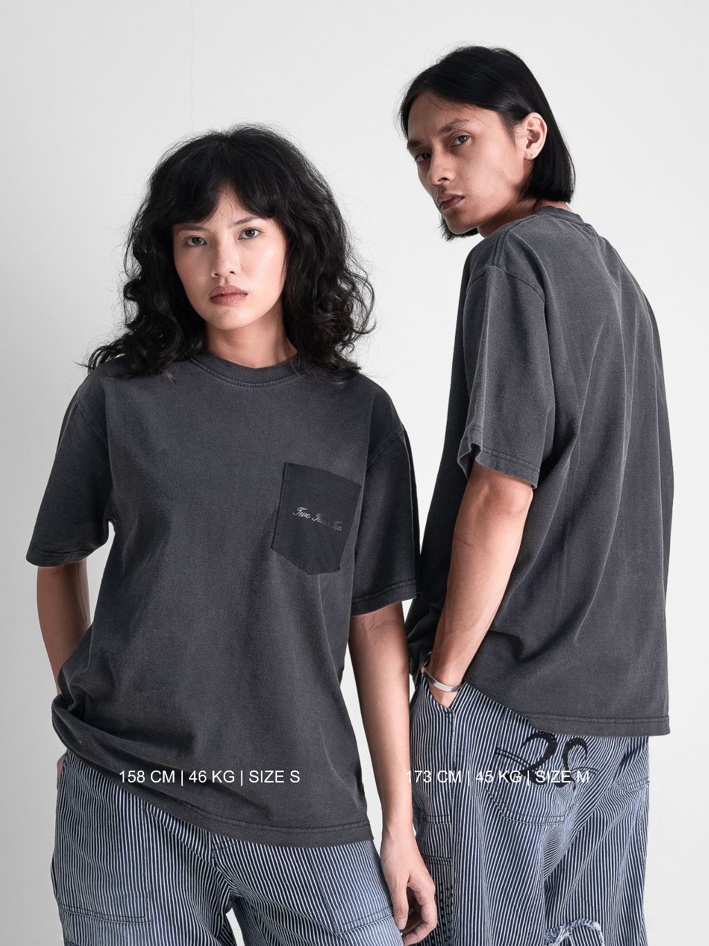 Washed Pocket Tee - Black