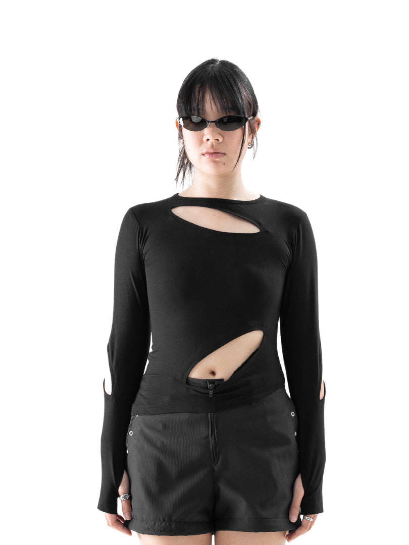 Slit Tencel Longsleeve