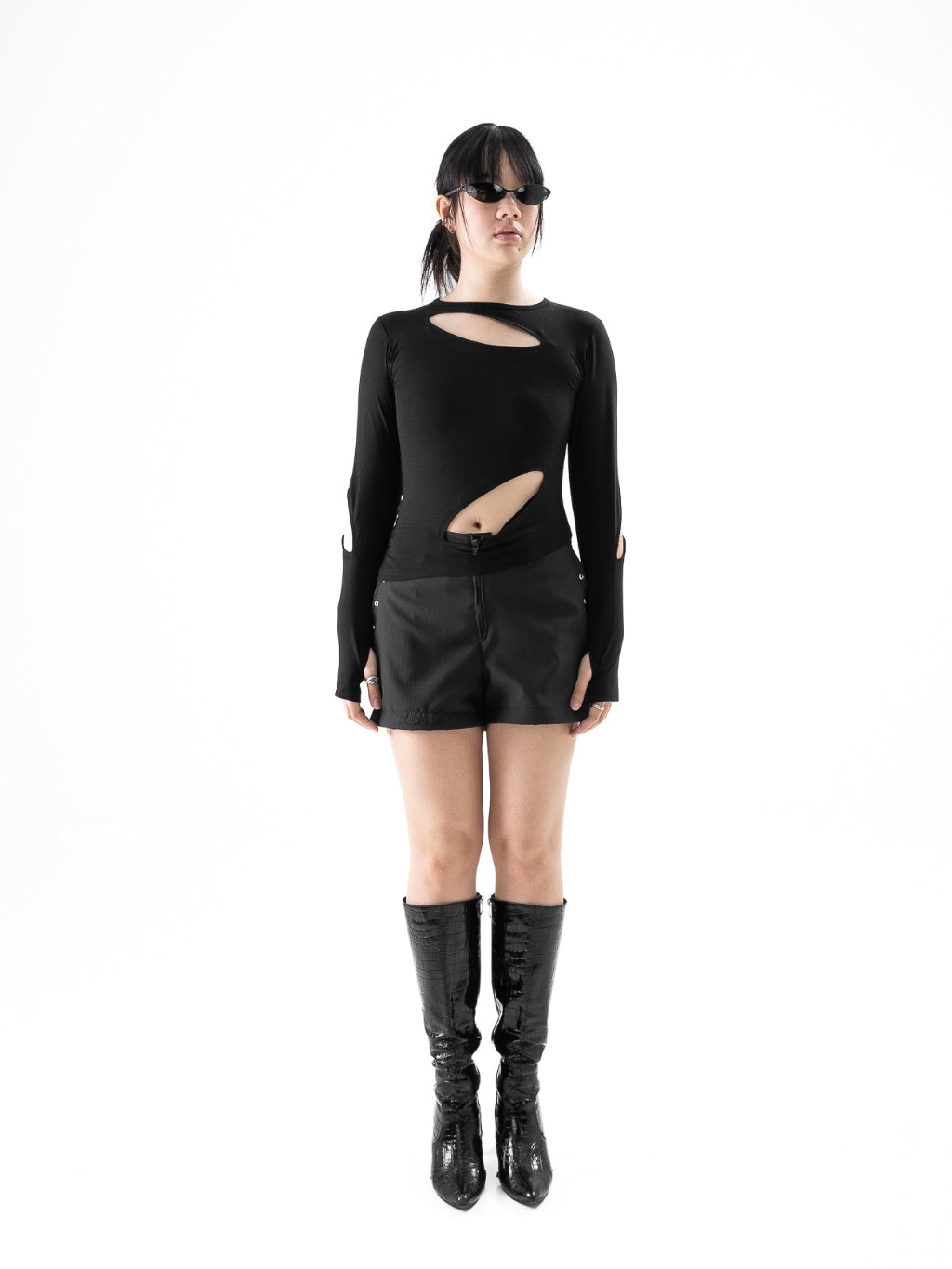 Slit Tencel Longsleeve