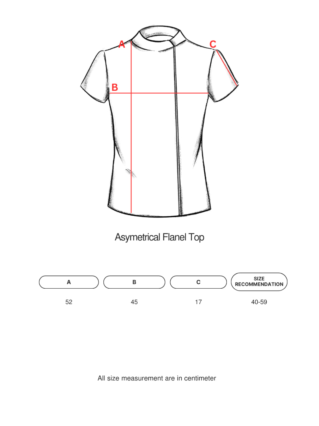 2TIMESTOO Asymmetrical Flannel Top