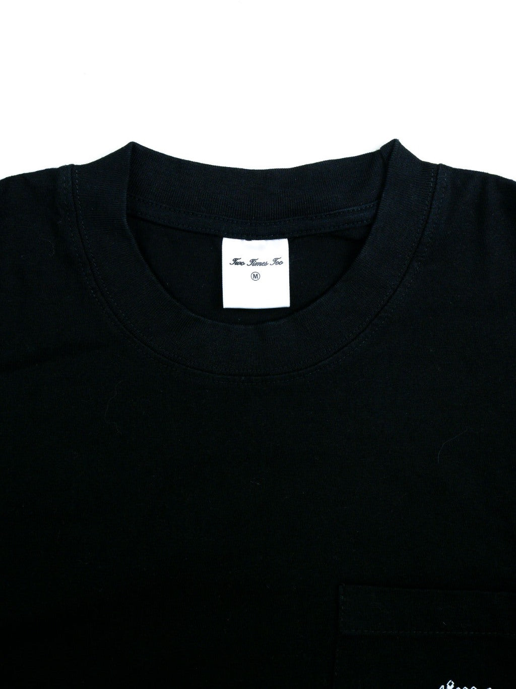 Studio Double Layered Waffle - Jet Black/White