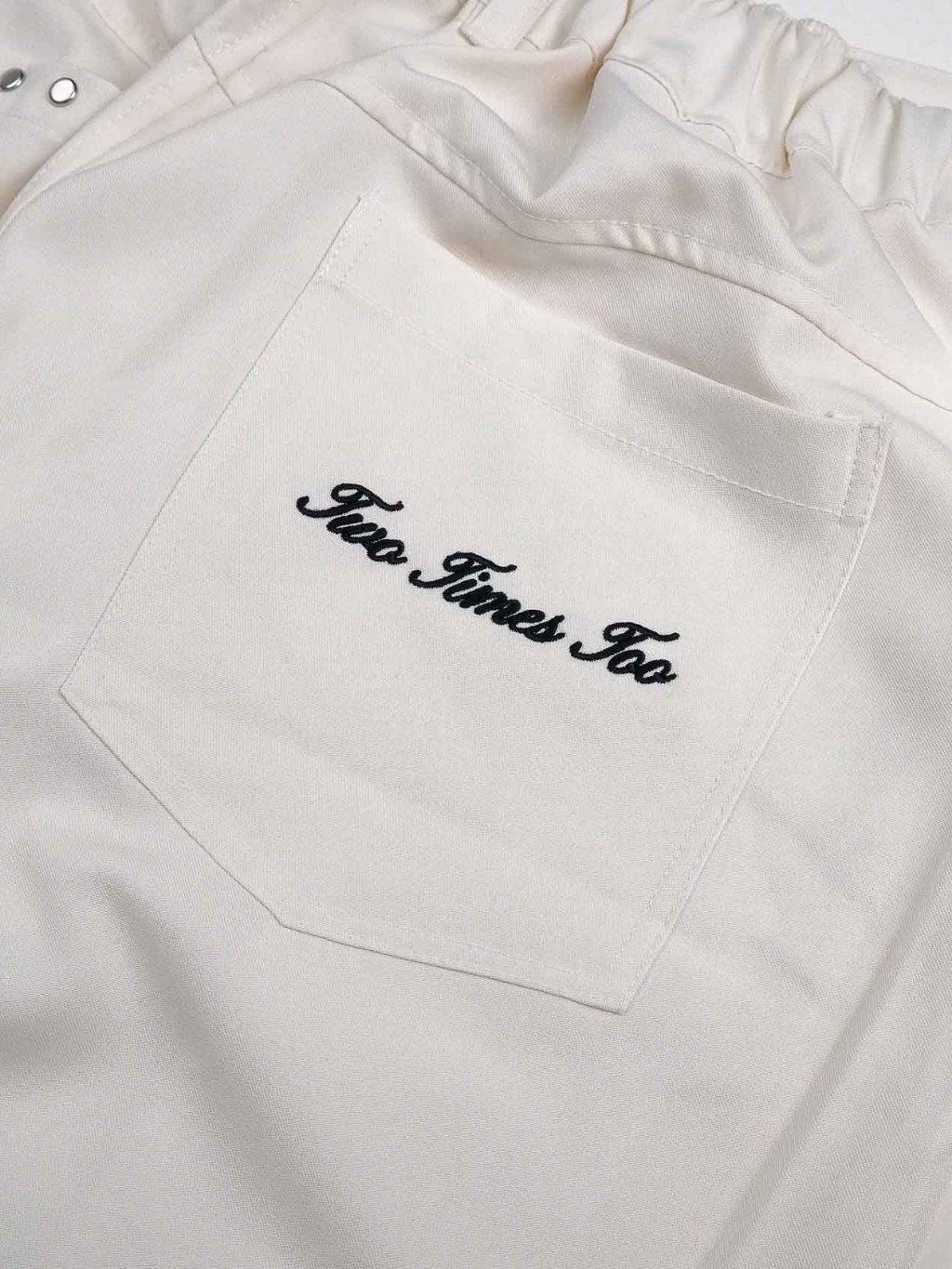 Pleated Everyday Trousers - Broken White