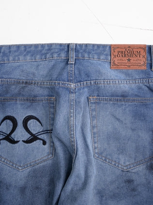 Bleak Denim Distressed