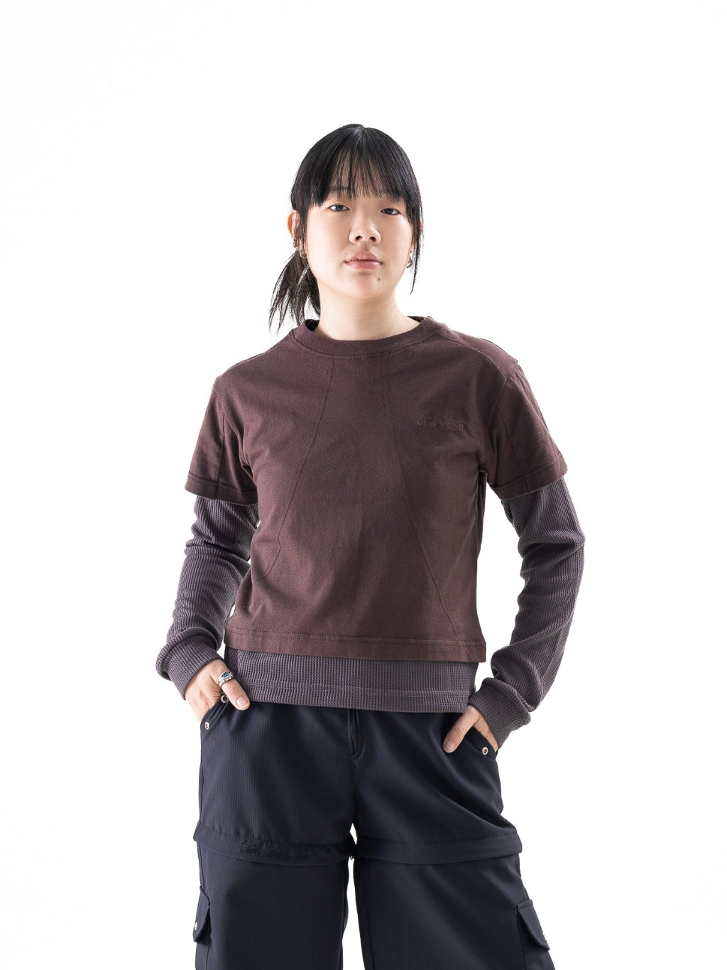Double Layered Waffle - Ash Purple