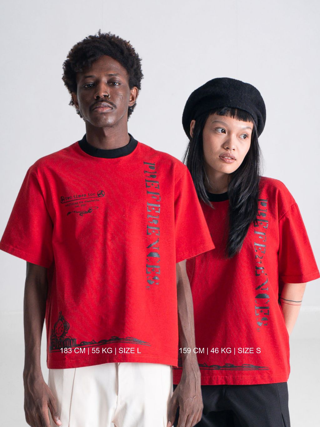 Preferences Tee- Red