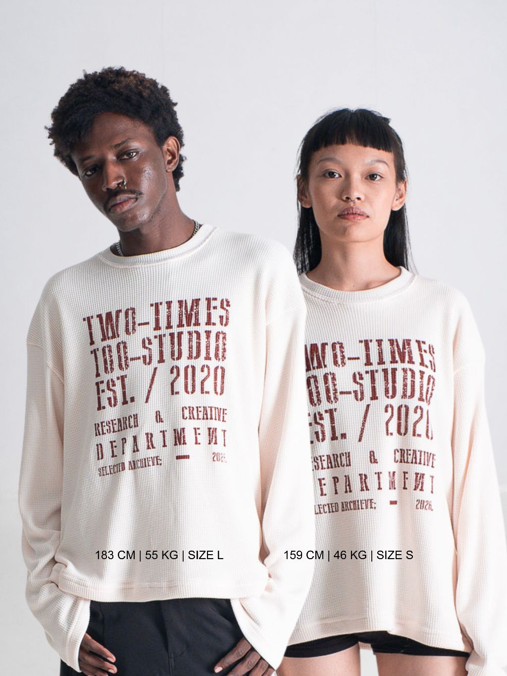 Waffle Longsleeve - Broken White