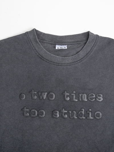 Tanktop Logo Tee - Aged Black