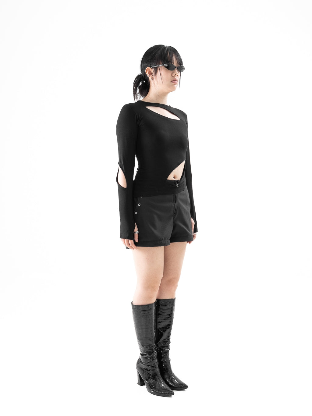 Slit Tencel Longsleeve