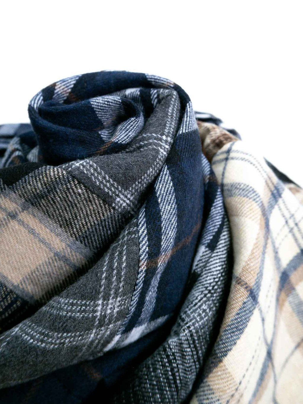 8 Cuts Button Flannel