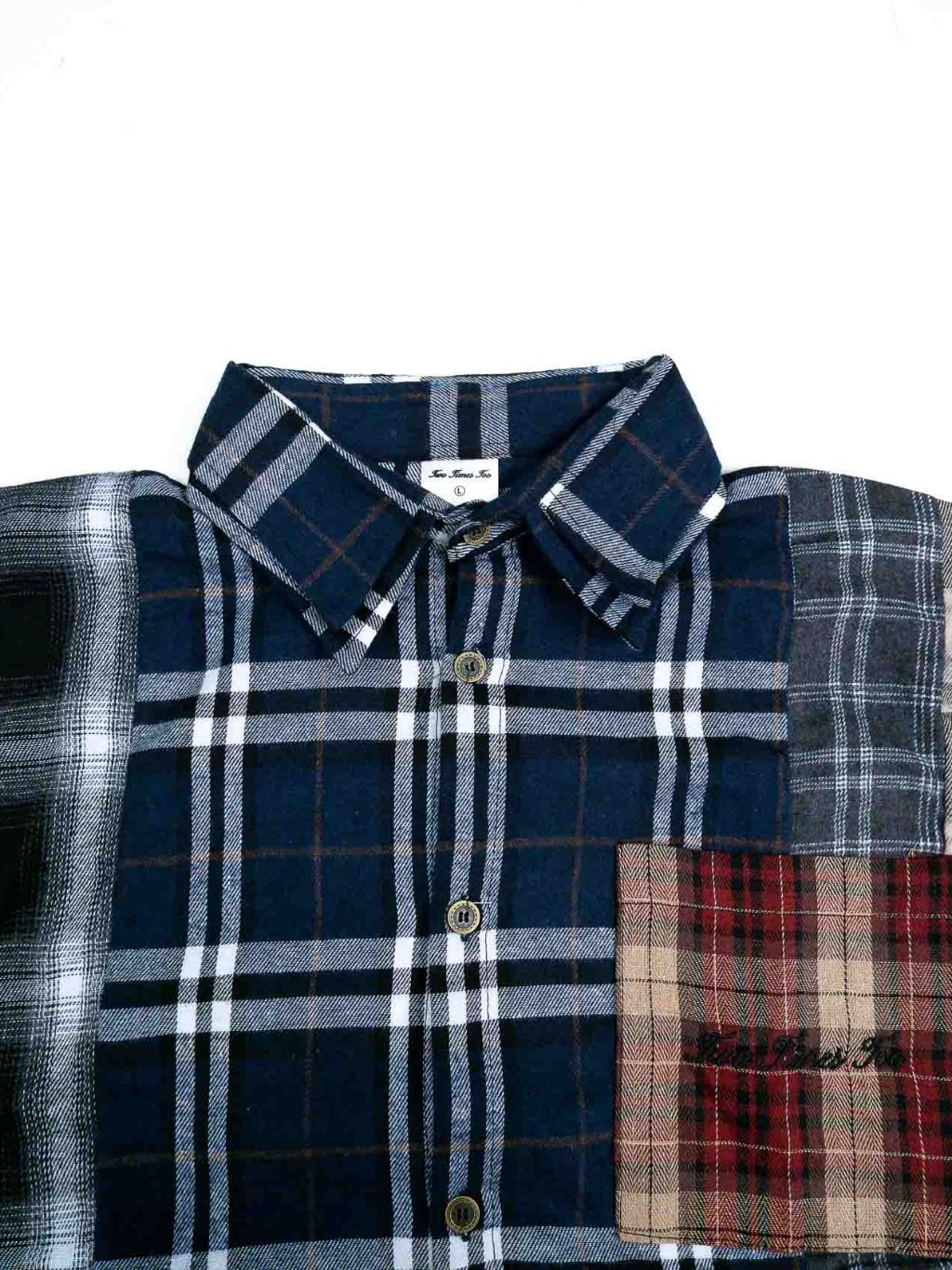 8 Cuts Button Flannel