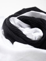 Double Layered Waffle White/Black (Men)