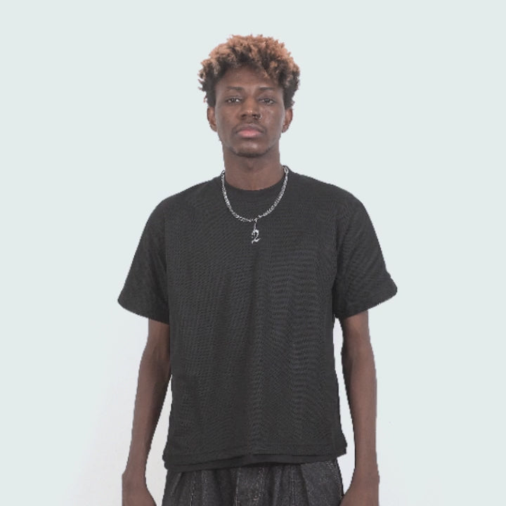 Double Layered Mesh Tee