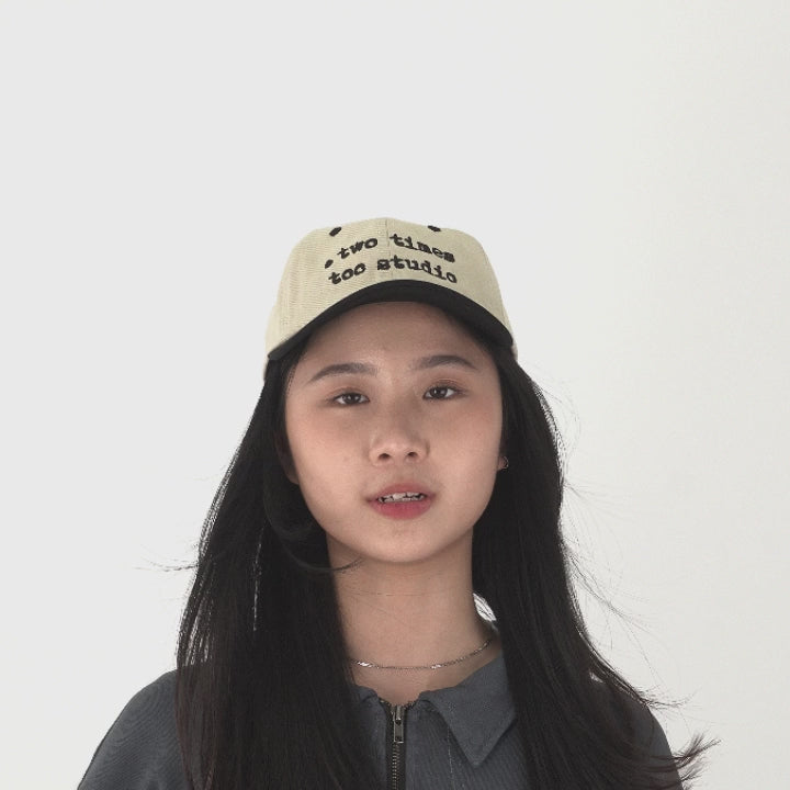 Logo Cap - Black/Cream